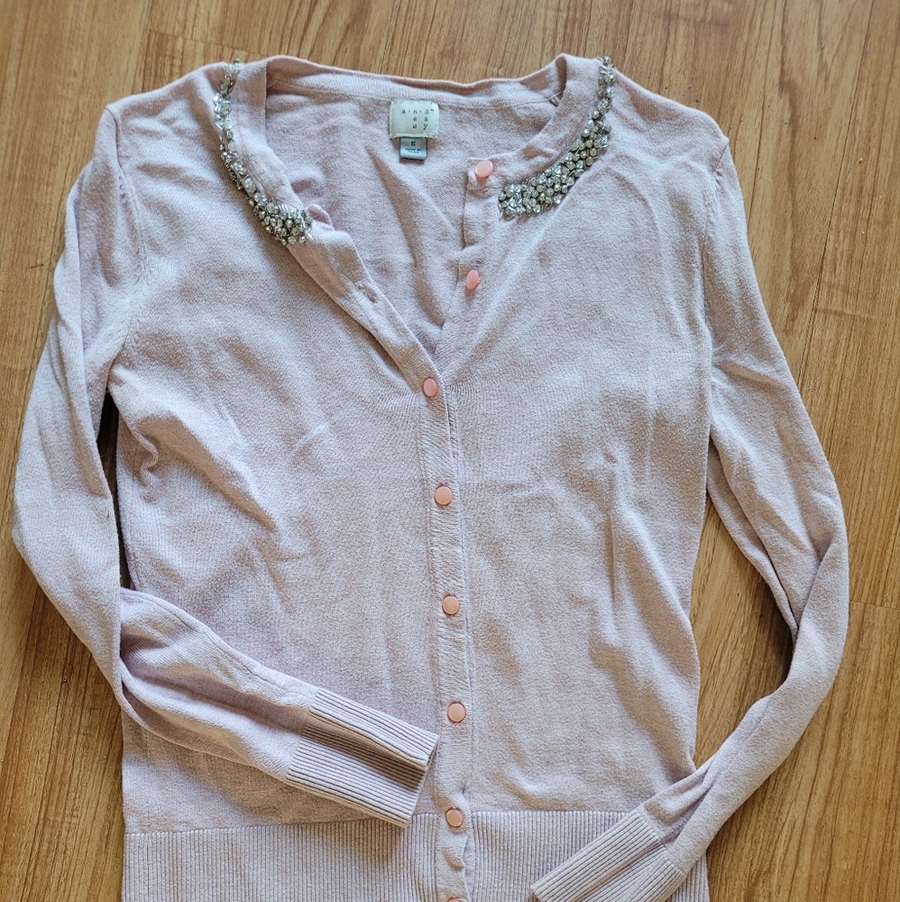 Pink Cardigan size small